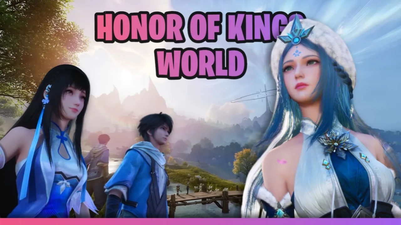 Honor of Kings: World combat encounter with dramatic lighting effects