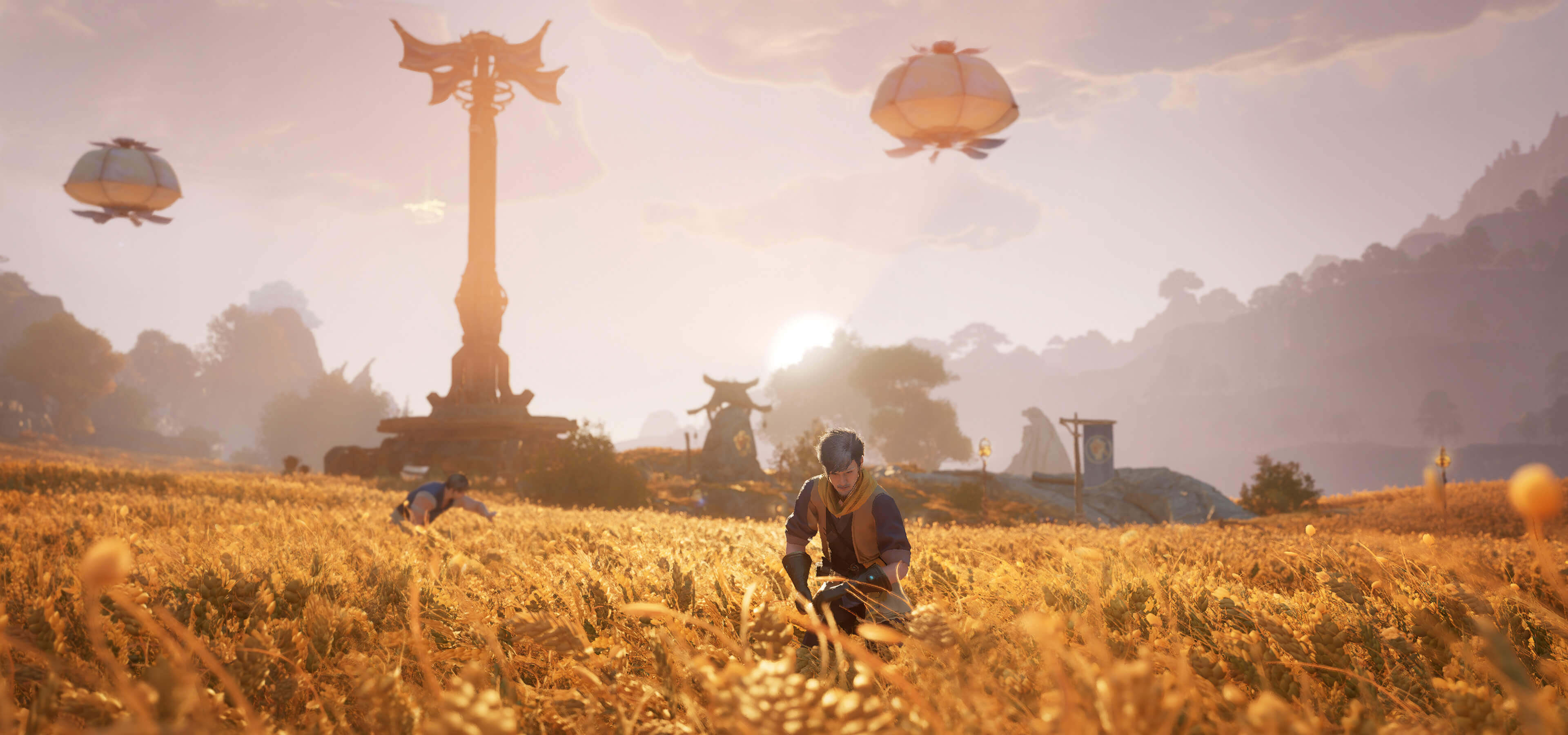 Dreamweave Plains pastoral landscape near Jixia Academy