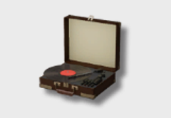 antique portable turntable icon 1
