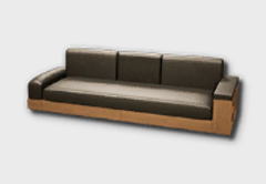 asymmetric arm solid wood sofa icon 1