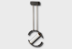 circular slashed pendant lighting icon 1