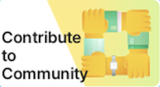 contribute to community icon 1