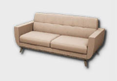 elegant curved sofa icon 1