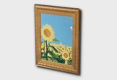 elegant gold framed picture icon 1