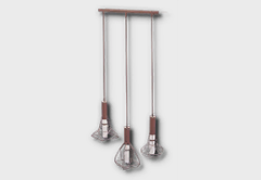 extra long framed 3-bulb pendant lighting icon 1