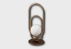 glass ring and ball table lamp icon 1