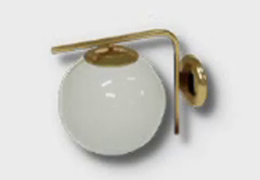 golden ball wall lighting icon 1