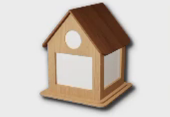 house-shaped table lamp icon 1