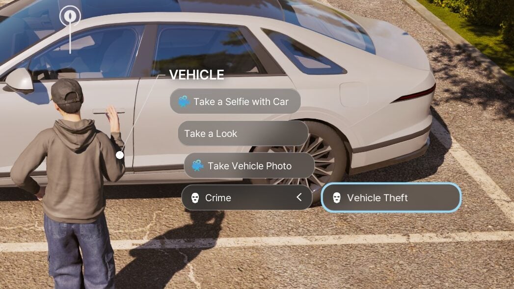 inZOI crime skill activity showing criminal gameplay mechanics