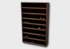 large wooden shoe cabinet icon 1