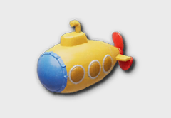mini submarine toy icon 1