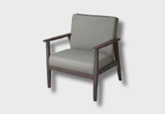 minimalist lounge chair icon 1