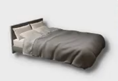 minimalist queen bed icon 1