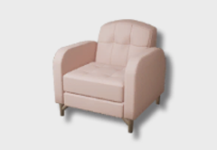 quilted lounge chair icon 1