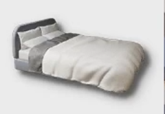 round head queen bed icon 1