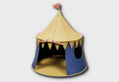 secret hideout tent icon 1