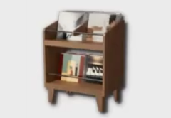small wooden bookshelf icon 1