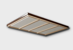 square frame ceiling lighting icon 1