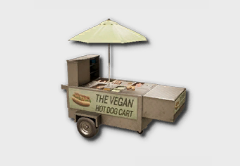 vegan hot dog cart icon 1