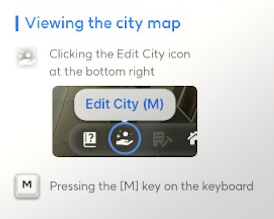viewing the city map 1