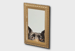 vintage gold framed picture icon 1