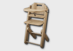 wooden high chair for toddlers icon 1