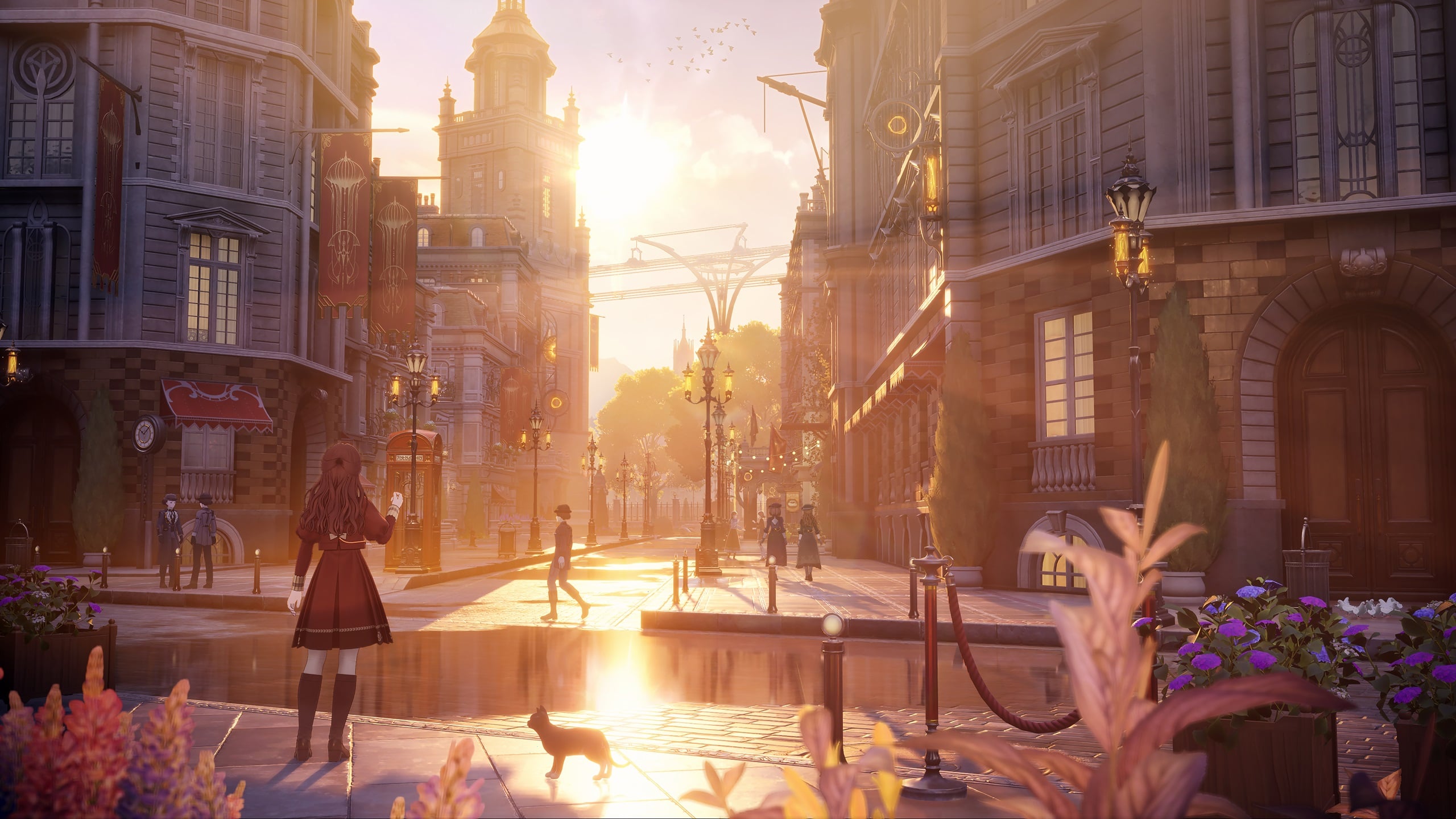 Silver Palace character designs from the announcement trailer