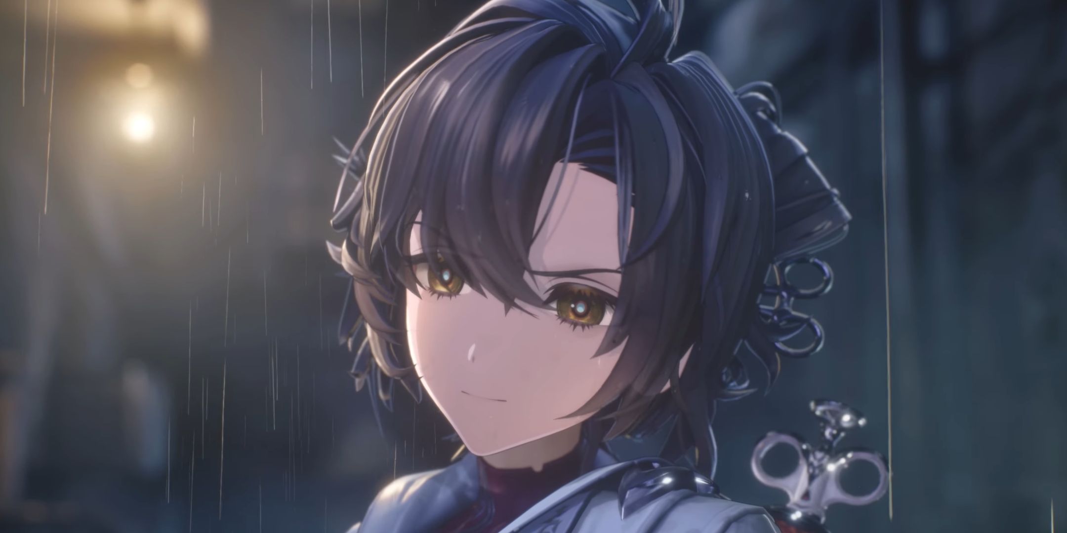 Firtho, the doctor character with dark hair and saw cleaver