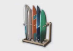 Vertical Surfboard Stand furniture item in inZOI