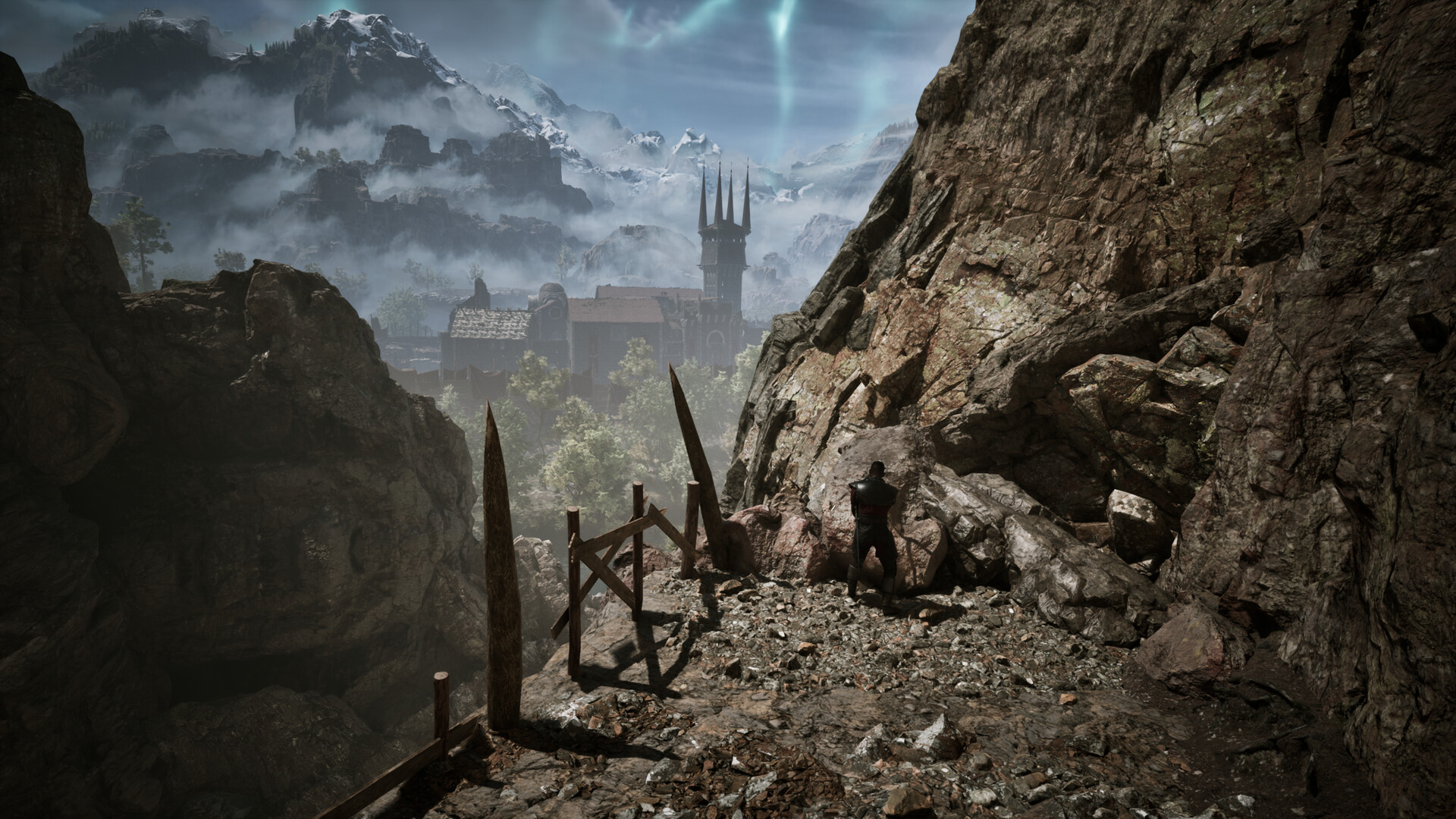 Gothic 1 Remake Nyras Prologue demo gameplay scene