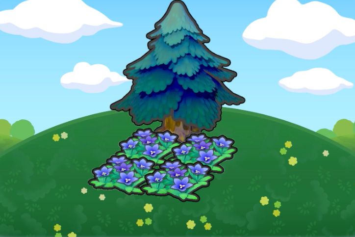 Tree-Shaded Graceful Flower Bed habitat icon