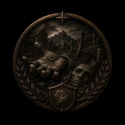 Round badge icon for the achievement The Last Greeting Unspoken