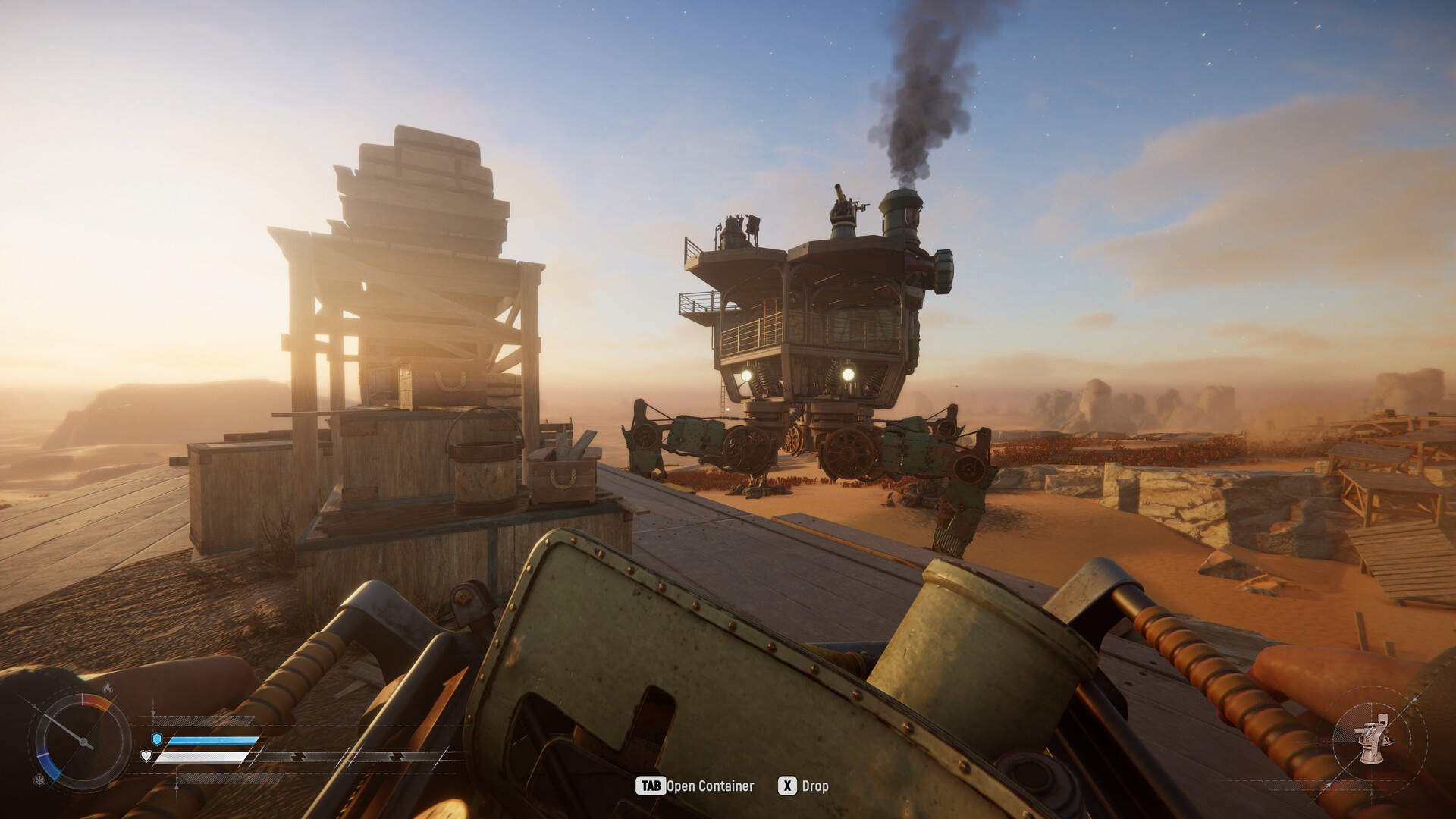 A scavenging expedition underway in SAND: Raiders of Sophie