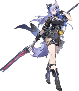 Official portrait of Lykaia, a character in Ananta