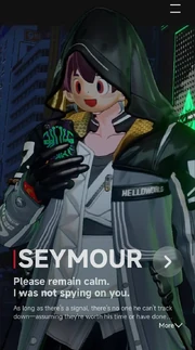 Official portrait of Seymour, a character in Ananta
