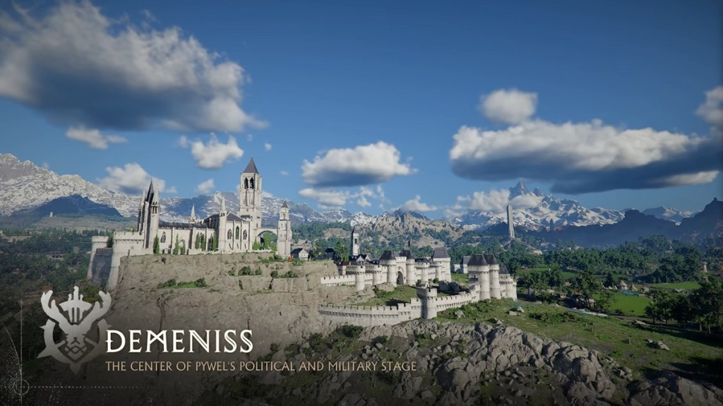 Demeniss, the capital region and political center of Pywel