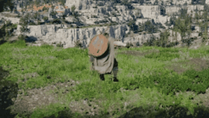 Meteor Kick skill animation in Crimson Desert