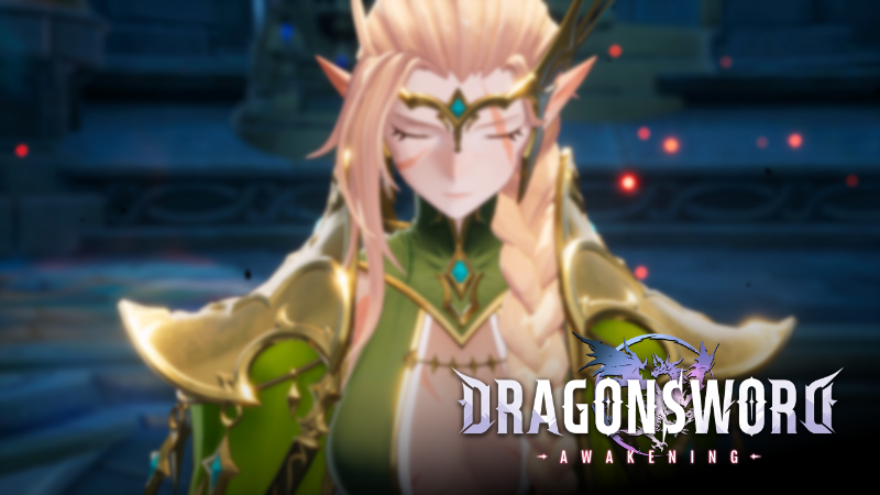 Official DragonSword : Awakening teaser art for Ryza, the spear-wielding Hero announced for October 2026