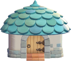 Sand Cottage building kit from Pokemon Pokopia