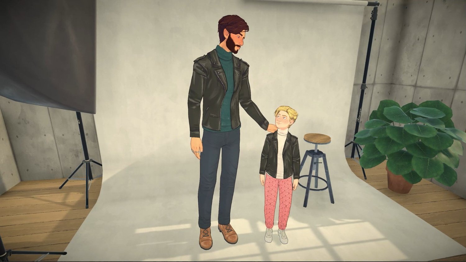 Sebastian and Eli, two pre-made Parafolk characters from Paralives