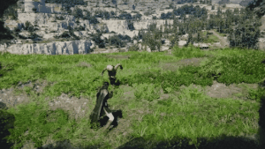 Scissor Kick skill animation in Crimson Desert