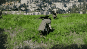 Scissor Takedown skill animation in Crimson Desert