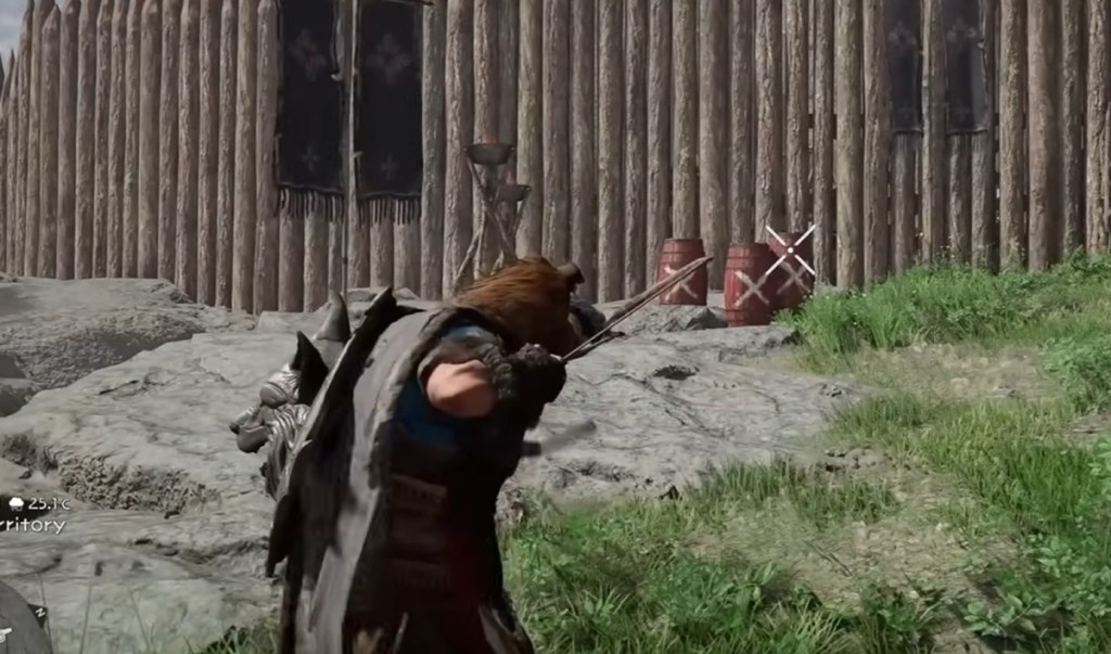 Bow and arrow ranged combat in Crimson Desert