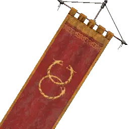 Medium Flame Knights Banner Pike