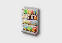 Mixed Snack Display Rack furniture item in inZOI