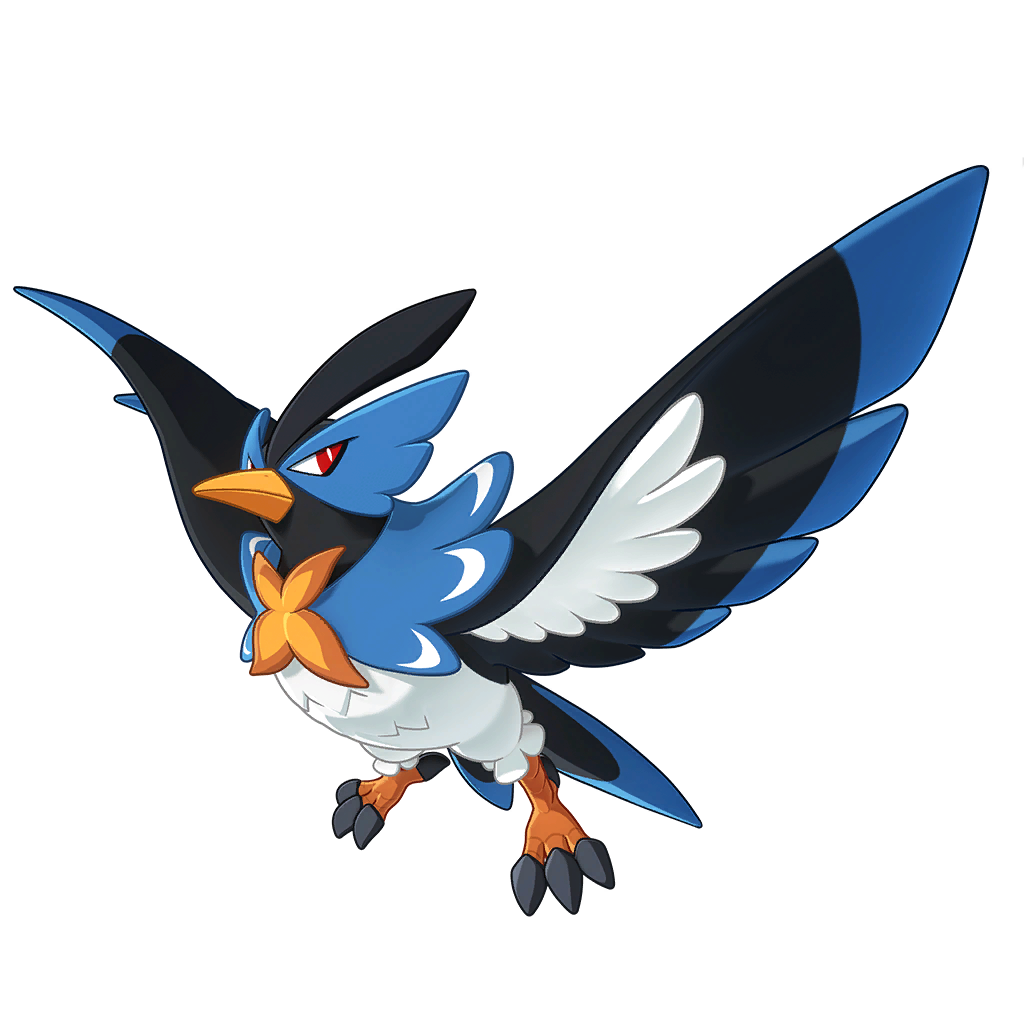 Storm Bird (岚鸟) - Roco Kingdom: World official spirit artwork