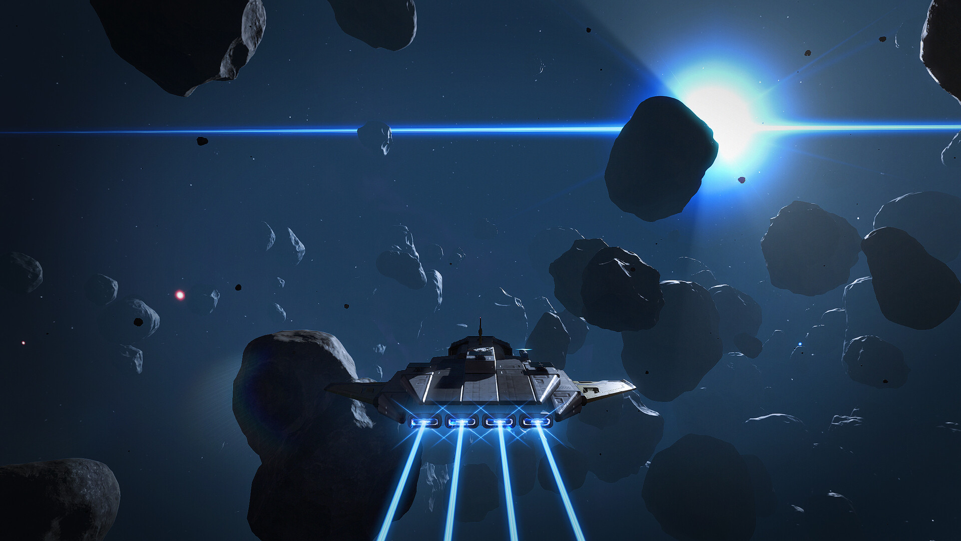 SpaceCraft gameplay screenshot showing space exploration