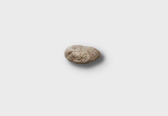 Round Stone outdoor furniture item in inZOI
