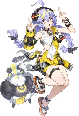 Official portrait of Mechanika, a character in Ananta
