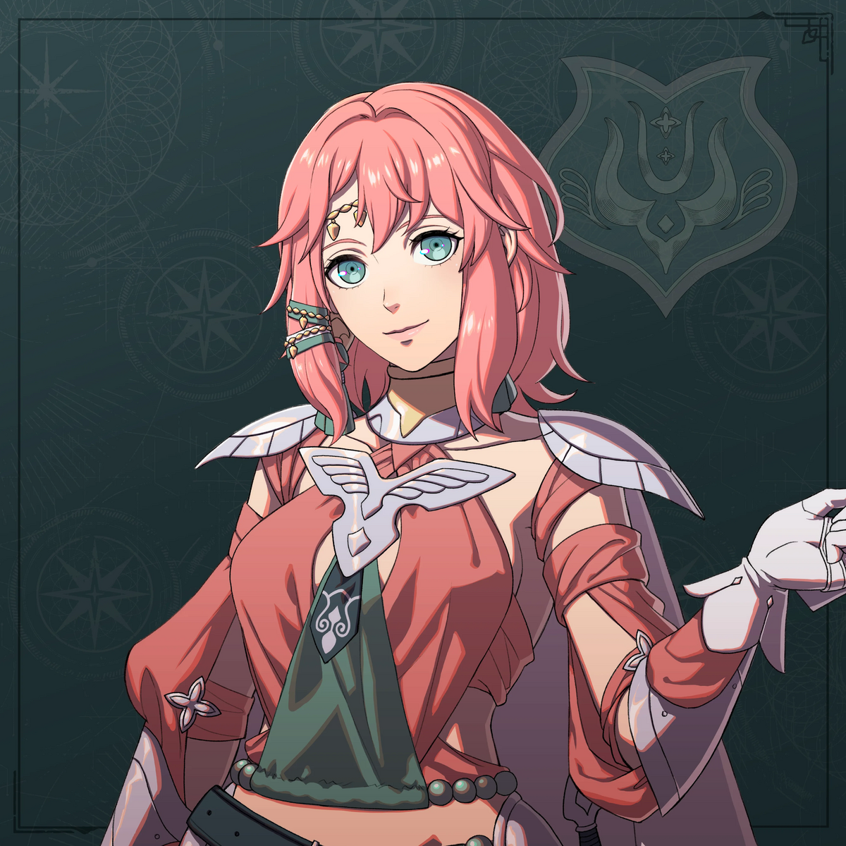 Official character portrait of Alexandra, leader of the Silver Knights